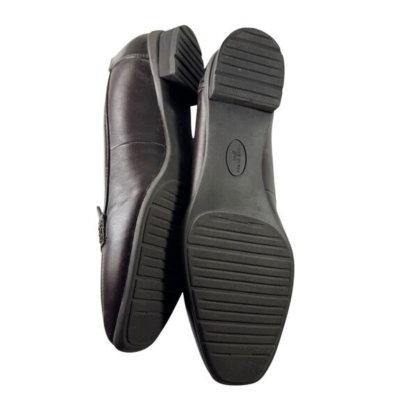 Anne Klein Women’s Loafers Iflex Brown Animal Print Flats Leather Size 11 Shoes - Picture 10 of 12